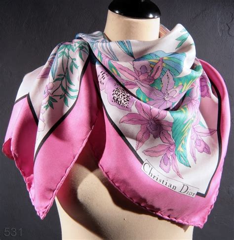 most beautiful vintage christian dior scarves|Christian Dior echarpes silk scarf.